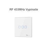 RF 433MHz Vypínače RF 433MHz Vypínače