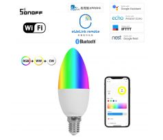 Sonoff E14 Wi-Fi + eWeLink-Remote (Bluetooth) inteligentná žiarovka