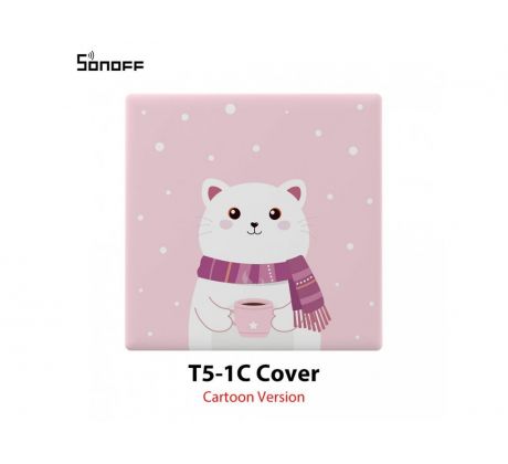 Vymeniteľný kryt pre Sonoff TX ULTIMATE - CARTOON style