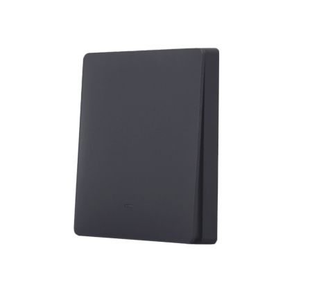 Predný panel nástenného vypínača a RF 433MHz vypínača čierny