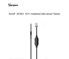 Sonoff WTS01 RJ11 vodotesné čidlo senzor Teploty