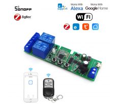Nízkonapäťový spínač ZigBee 5V/7-32V + RF 2CH