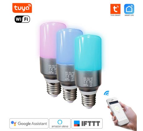 Inteligentná WiFi RGB Žiarovka Tuya Smart Life E27 Sviečka