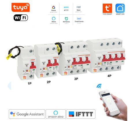 Tuya Smart Life WiFi inteligentný Istič XP XXA podľa požiadavky zákazníka