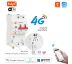 Inteligentný WiFi ištič na SIM kartu 4G diaľkovo ovládaný Tuya Smart Life